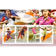 Burundi 2012 - Legende ale sportului - 2 - bloc n