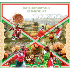 Burundi 2012 - Tobosari si dansatori - bloc n