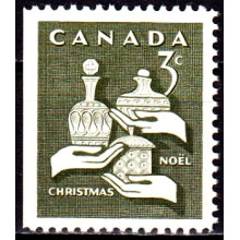 Canada 1965 - Craciun - 1 margine nedantelata - serie
