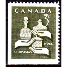 Canada 1965 - Craciun - 2 margini nedantelate - serie