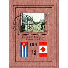 Cuba 1978 - Expozitia Filatelica Capex 78 - colita s