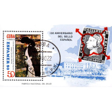 Cuba 1980 - Aniversari filatelice - colita s