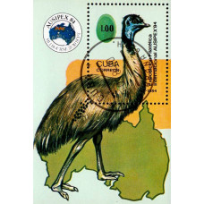 Cuba 1984 - Expozitia filatelica internationala Ausipex 84 - colita s