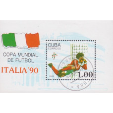 Cuba 1990 - Cupa Mondiala de Fotbal Italia 90 - colita s