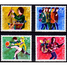 Elvetia 1990 - Fundatia Caritabila Pro Juventute - serie