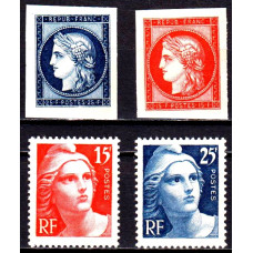 Franta 1949 - Centenarul timbrului francez - serie