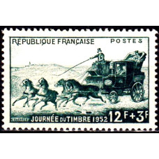 Franta 1952 - Ziua marcii postale - serie