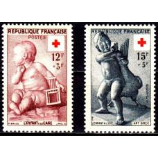 Franta 1955 - Crucea Rosie - serie