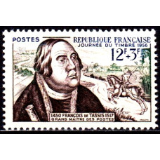 Franta 1956 - Ziua marcii postale - serie