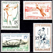 Franta 1958 - Jocurile traditionale franceze - serie