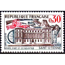 Franta 1960 - Muzeul de arta si industrie - serie Franta 1960 - Muzeul de arta si industrie - serie