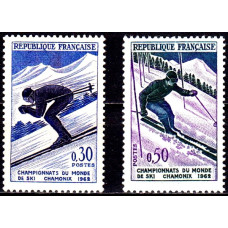 Franta 1962 - Campionatul mondial de Ski Chamonix - serie Franta 1962 - Campionatul mondial de Ski Chamonix - serie