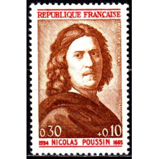 Franta 1965 - 300 de ani de la moartea lui Nicolas Poussin - serie