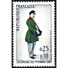 Franta 1967 - Ziua marcii postale - serie