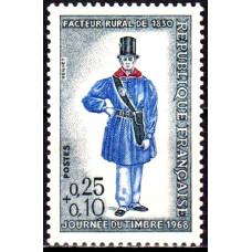 Franta 1968 - Ziua marcii postale - serie