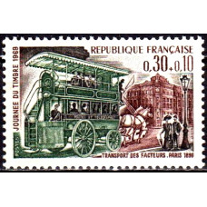 Franta 1969 - Ziua marcii postale - serie