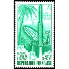 Franta 1970 - Lansarea rachetei Diamant B din Guyana - serie