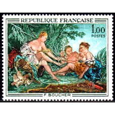 Franta 1970 - Reproduceri de arta 3 - serie