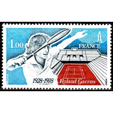 Franta 1978 - A 50-a aniversare a Arenei de tenis Roland Garros - serie Franta 1978 - A 50-a aniversare a Arenei de tenis Roland Garros - serie