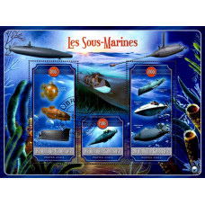 Gabon 2023 - Submarine - bloc s