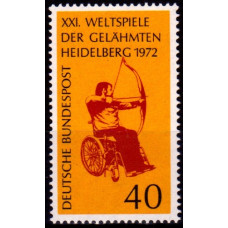 Germania 1972 DBB - Jocurile mondiale ale persoanelor paralizate Heidelberg 72 - serie