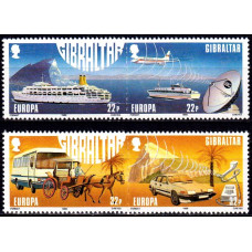 Gibraltar 1988 - Europa CEPT - Transporturi si comunicatii - serie d