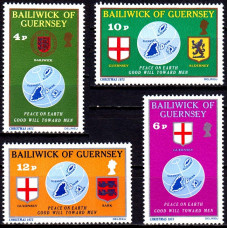 Guernsey 1975 - Craciun - Mesaje de pace si voie buna - serie Guernsey 1975 - Craciun - Mesaje de pace si voie buna - serie