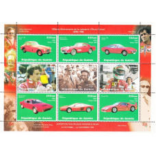 Guinea 1998 - 100 de ani de la nasterea lui Enzo Ferrari - bloc
