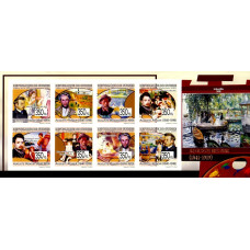 Guinea 2009 - Reproduceri de arta - Auguste Renoir - bloc n