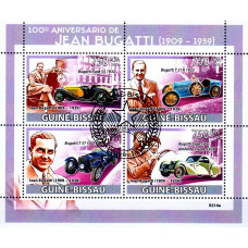 Guinea Bisau 2009 - 100 de ani de la nasterea lui Jean Bugatti - bloc s