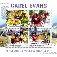 Guinea Bisau 2011 - Turul Frantei - bloc s