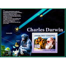 Insulele Comore 2009 - Charles Darwin - colita