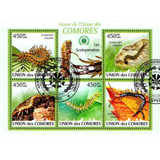 Insulele Comore 2009 - Chilopode - bloc s