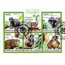 Insulele Comore 2009 - Lemuri - bloc s