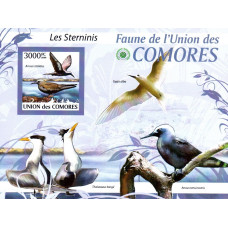 Insulele Comore 2009 - Pasari - 12 - colita n