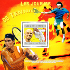Insulele Comore 2010 - Jucatori de tenis - colita