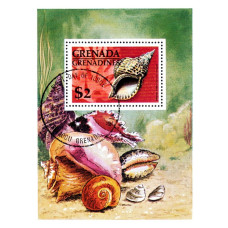 Insulele Grenadine 1976 - Scoici si cochilii - colita s