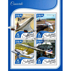Insulele Solomon 2017 - Avioane Concorde - bloc s