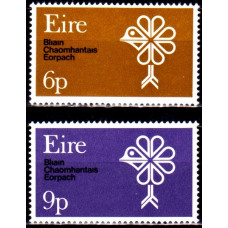 Irlanda 1970 - Anul european al conservarii naturii - serie
