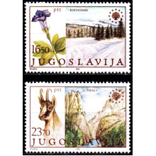 Iugoslavia 1983 - Conservarea naturii europene III - serie