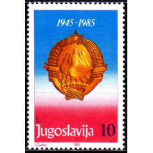 Iugoslavia 1985 - 40 de ani Republica Federativa Iugoslavia - serie