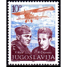 Iugoslavia 1985 - Eroi nationali ai aviatiei Iugoslave - serie
