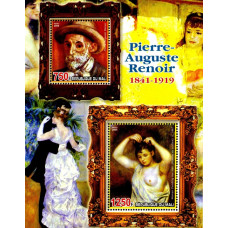 Mali 2005 - Reproduceri de arta - Pierre Auguste Renoir - bloc colita