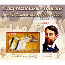 Mali 2010 - Reproduceri de arta - Henri de Toulouse Lautrec - bloc colita n