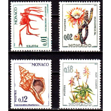 Monaco 1964 - Uzuale - Fauna si flora - serie Monaco 1964 - Uzuale - Fauna si flora - serie