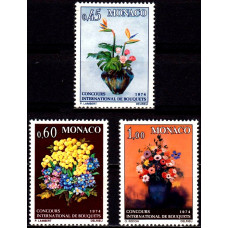 Monaco 1973 - Concursul producatorilor de flori Monte Carlo 75 - serie