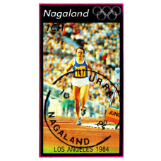 Nagaland 1984 - Jocurile Olimpice Los Angeles 84 - colita ns Nagaland 1984 - Jocurile Olimpice Los Angeles 84 - colita ns