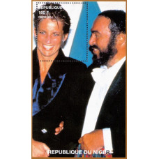 Niger 1997 - Printesa Diana - 15 - colita