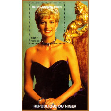 Niger 1997 - Printesa Diana - 18 - colita