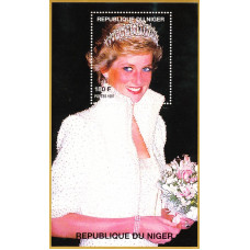 Niger 1997 - Printesa Diana - 2 - colita